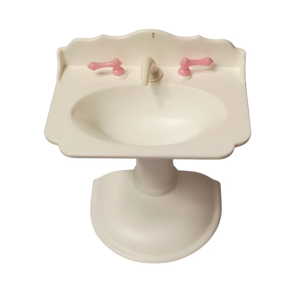 1996 Mattel Barbie Kelly Bathroom‎ Sink Dollhouse Furniture Accessory Piece